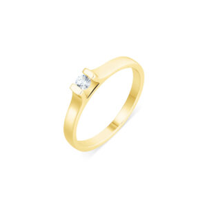 Roussana solitaire 0,10 ct - 2,40 gr