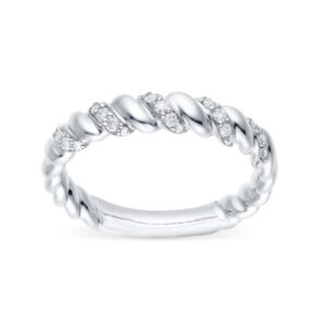 Agla Ring 0.16 ct - 3.80 gr
