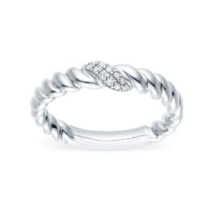 Agla Ring 0.04 ct - 3.80 gr